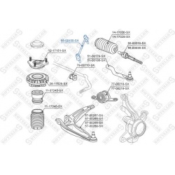 Stabilizatoriaus traukė
                                STELLOX                                56-00100-SX, STELLOX, 56-0010