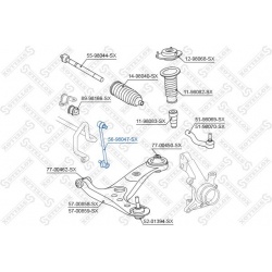 Stabilizatoriaus traukė
                                STELLOX                                56-98047-SX, STELLOX, 56-9804