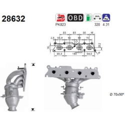 katalizatoriaus keitiklis
                                AS                                                28632, AS, 28632,
