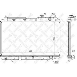 Aušinimo radiatorius
                                STELLOX                                10-25343-SX, STELLOX, 10-25343-S