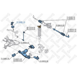 stabilizatoriaus įvorė
                                STELLOX                                                87-04481-SX, 