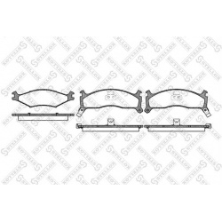 stabdžių trinkelių rinkinys, diskinis stabdys
STELLOX 611 0