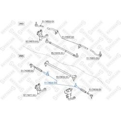 vairo traukės antgalis
                                STELLOX                                                51-74038-SX, S