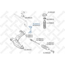 Stabilizatoriaus traukė
                                STELLOX                                56-74029-SX, STELLOX, 56-7402