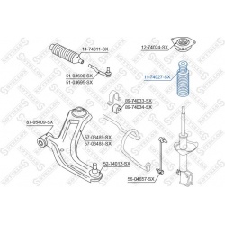 Amortizatoriaus buferis
                                STELLOX                                                11-74027-SX, S