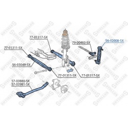 Stabilizatoriaus traukė
                                STELLOX                                56-02008-SX, STELLOX, 56-0200
