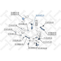 Stabilizatoriaus traukė
                                STELLOX                                                56-00507-SX, 