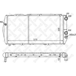 Aušinimo radiatorius
                                STELLOX                                                10-25017-SX, STE