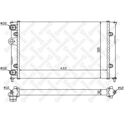 Aušinimo radiatorius
                                STELLOX                                                10-25068-SX, STE