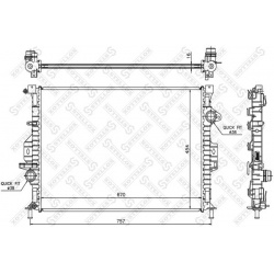 Aušinimo radiatorius
                                STELLOX                                10-25456-SX, STELLOX, 10-25456-S