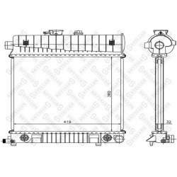 Aušinimo radiatorius
                                STELLOX                                                10-25221-SX, STE