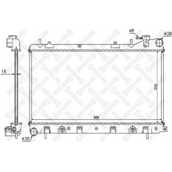 Aušinimo radiatorius
STELLOX 10-25381-SX, STELLOX, 10-25381-S