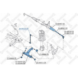 Stabilizatoriaus traukė
                                STELLOX                                                56-00225-SX, 