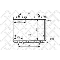Aušinimo radiatorius
                                STELLOX                                                10-25133-SX, STE