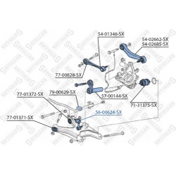 Stabilizatoriaus traukė
                                STELLOX                                                56-00624-SX, 