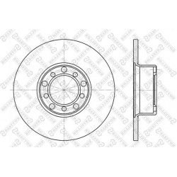 stabdžių diskas (1vnt)
                                STELLOX                                                6020-3304-SX,