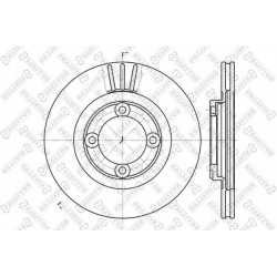 stabdžių diskas (1vnt)
                                STELLOX                                6020-3219V-SX, STELLOX, 6020-