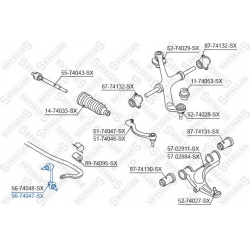 Stabilizatoriaus traukė
                                STELLOX                                                56-74047-SX, 