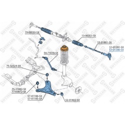 vairo traukės antgalis
                                STELLOX                                51-01380-SX, STELLOX, 51-01380