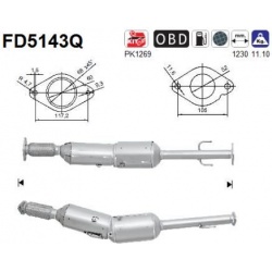 DPF, kietųjų dalelių filtras
                                                FD5143Q, AS, FD5143Q, auto detalė