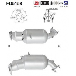 DPF, kietųjų dalelių filtras
                                                FD5158, AS, FD5158, auto detalė