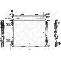 Aušinimo radiatorius
                                STELLOX                                                10-25451-SX, STE