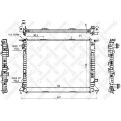 Aušinimo radiatorius
                                STELLOX                                                10-25524-SX, STE
