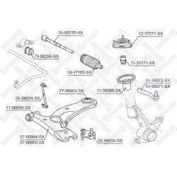 vairo traukės antgalis
                                STELLOX                                                51-98072-SX, S