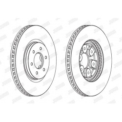 stabdžių diskas (1vnt) COAT+
                                JURID                                                563075JC,