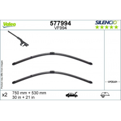 valytuvai SILENCIO FLAT BLADE SET
                                VALEO                                                577994