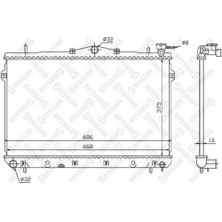 Aušinimo radiatorius
                                STELLOX                                                10-25304-SX, STE
