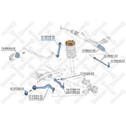 Stabilizatoriaus traukė
STELLOX 56-00509-SX,