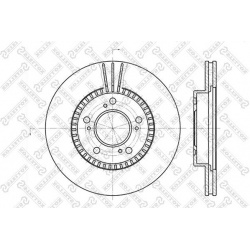 stabdžių diskas (1vnt)
                                STELLOX                                                6020-2622V-SX