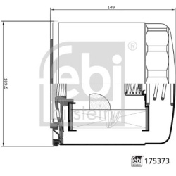 alyvos filtras
FEBI BILSTEIN 175373, FEBI BILS