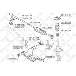 Stabilizatoriaus traukė
                                STELLOX                                56-00647-SX, STELLOX, 56-0064