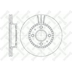 stabdžių diskas (1vnt)
                                STELLOX                                                6020-2245V-SX