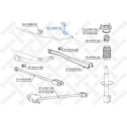 Stabilizatoriaus traukė
                                STELLOX                                56-51006-SX, STELLOX, 56-5100