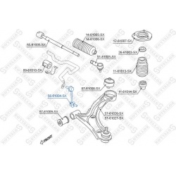 Stabilizatoriaus traukė
                                STELLOX                                56-61004-SX, STELLOX, 56-6100