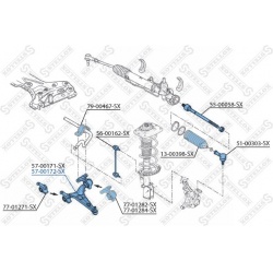 pakabos svirtis
                                STELLOX                                57-00172-SX, STELLOX, 57-00172-SX, aut