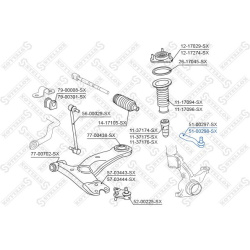 vairo traukės antgalis
                                STELLOX                                                51-00298-SX, S