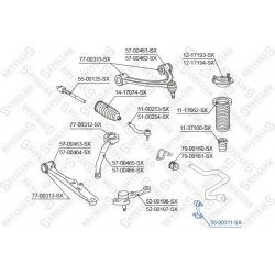 Stabilizatoriaus traukė
                                STELLOX                                                56-00311-SX, 