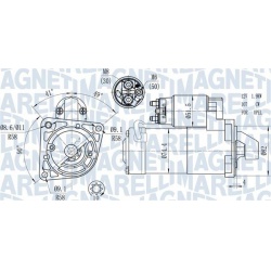 Starteris
                                MAGNETI MARELLI                                                063721428010, MAGNET