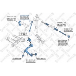 Stabilizatoriaus traukė
                                STELLOX                                56-01354-SX, STELLOX, 56-0135