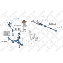 stabilizatoriaus įvorė
                                STELLOX                                                79-00467-SX, 