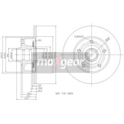 stabdžių diskas (1vnt)
                                MAXGEAR                                19-3362, MAXGEAR, 19-3362, au