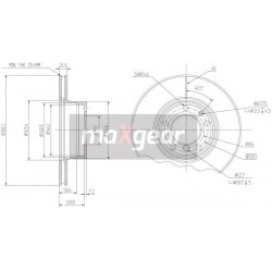 stabdžių diskas (1vnt)
                                MAXGEAR                                19-0689, MAXGEAR, 19-0689, au