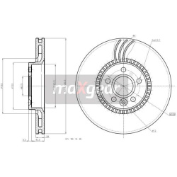 stabdžių diskas (1vnt)
                                MAXGEAR                                                19-2429, MAXG