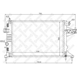 Aušinimo radiatorius
                                STELLOX                                                10-25999-SX, STE