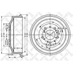 stabdžių būgnas
                                STELLOX                                                6026-9906-SX, STELL