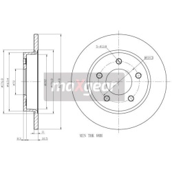 stabdžių diskas (1vnt)
                                MAXGEAR                                19-1011, MAXGEAR, 19-1011, au